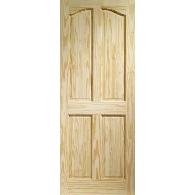 Pine Rio 4 Panel Internal Door Wooden Timber Interior - Door...
